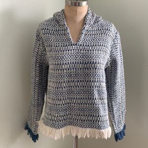 Earth ragz woven sweatshirt hoodie